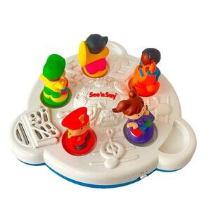 Vintage 1997 Mattel See 'n Say Musical Band Sounds Musical Toy Working